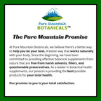 Buy now Pure Mountain Botanicals Catâ€™s Claw Capsules - 90 Kosher Vegan Caps with 1000mg Peruvian Cats Claw Uncaria Tomentosa Herbal Supplement at indiglob india