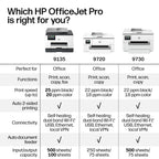 HP OfficeJet Pro 9730 Wide-Format Wireless All-in-One Color Inkjet Printer, Print, scan, Copy, fax, up to 11x17 ADF, Duplex Print/scan, Best-for-Office, 3 Month Trial of Instant Ink Included(C2WH0A)