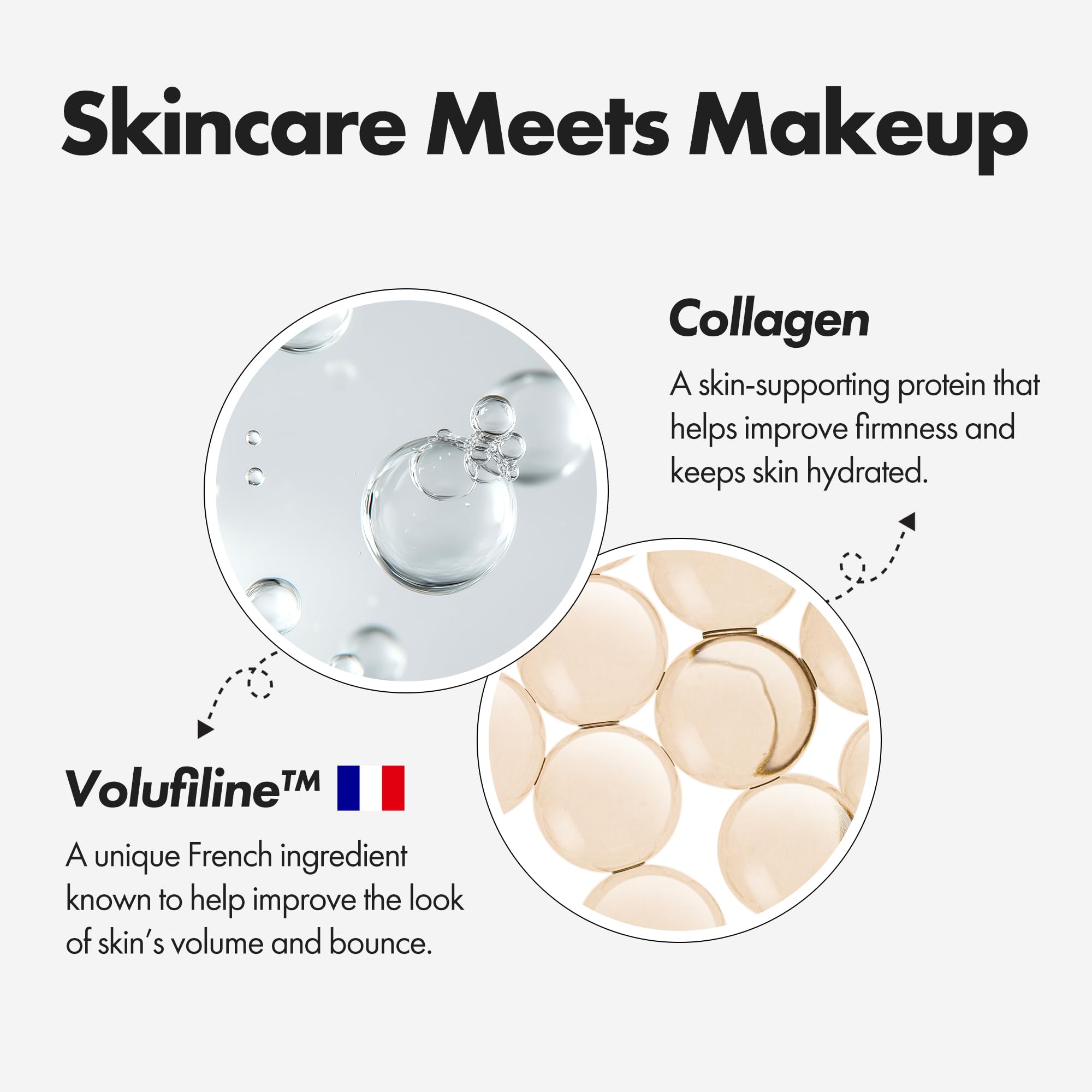ELROEL Blanc Cover Cream Stick V White - Korean Foundation (#200 Fair) | Medium To Full Coverage, Dewy Finish, Color-Changing Foundation Stick with Volufiline, Dual-Ended, Built-In Detachable Brush
