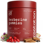 Berberine HCL 500mg Gummies with Ceylon Cinnamon, Milk Thistle, Apple Cider Vinegar & Inulin Fiber - Zero Sugar Vegan Non-GMO Supplement - 60 Count