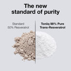 Toniiq NSF Certified Ultra High Purity Resveratrol Capsules | 98% Trans-Resveratrol - Highly Purified and Bioavailable - 180 Caps Resveratrol Supplement