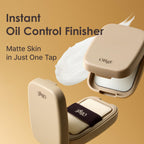 OBgE Oil Control Finisher - Bouncy Jelly Texture Sebum Control Powder, Matte Finish Face Powder for Oily Skin, Instant Pore Blur & Shine Control, Translucent Setting Powder, No Fallout, 0.17 oz
