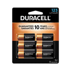 Buy now Duracell CR123A 3V Lithium Battery, 2 Count Pack, 123 3 Volt High Power Lithium Battery, Long-Lasting for Home Safety and Security Devices, High-Intensity Flashlights, and Home Automation at indiglob india