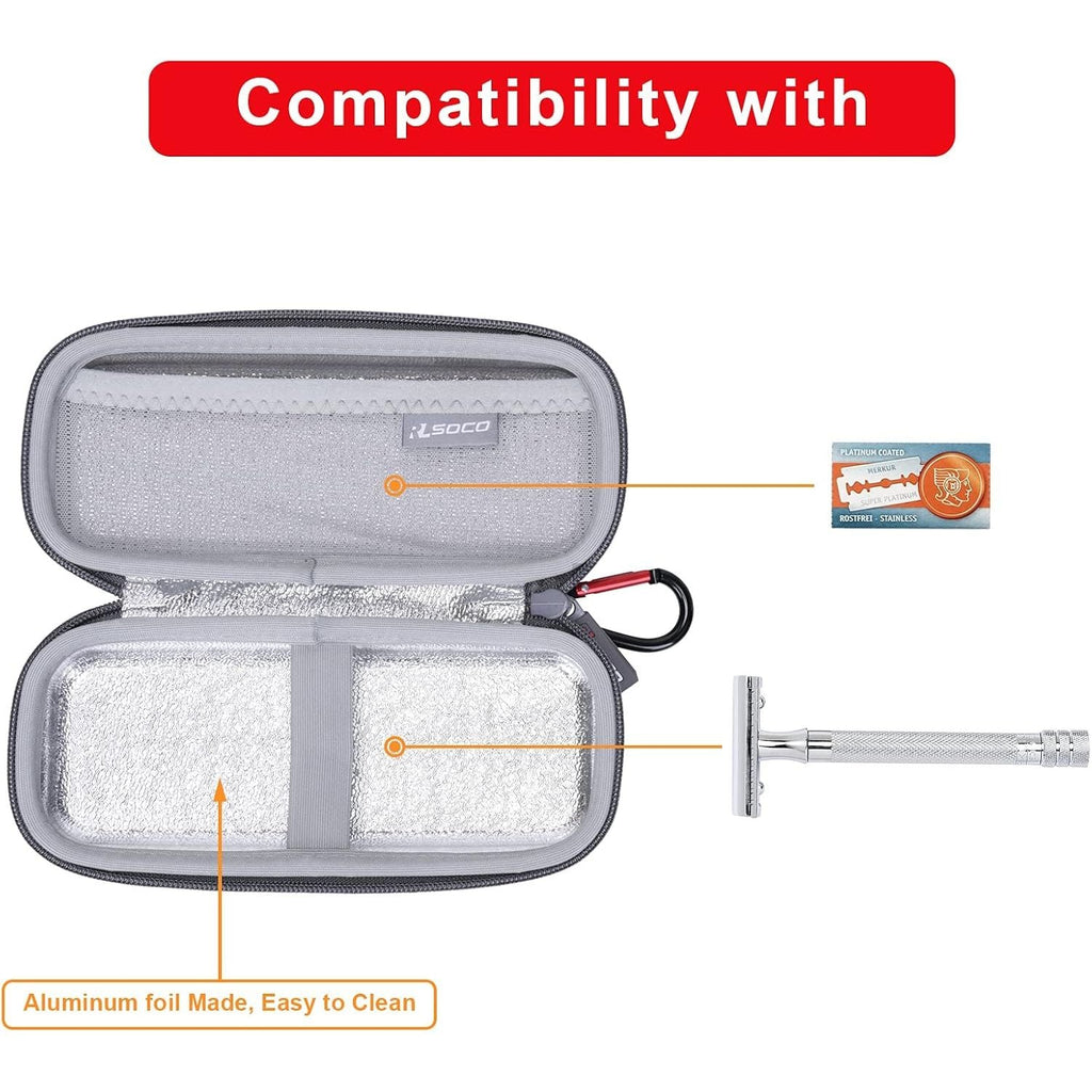 Buy now RLSOCO Case for Razors,Hard Case Compatible With Gillette Fusion5 & Proglide Shield Men's Razor (Bag Only) at indiglob india