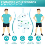 NATURE TARGET Probiotics for Men, 60 Billion CFU, 90 Veggie Tablets | 14 Strains Probiotics & Prebiotics for Men's Digestive & Immune Health, Shelf Stable, Gluten & Soy Free