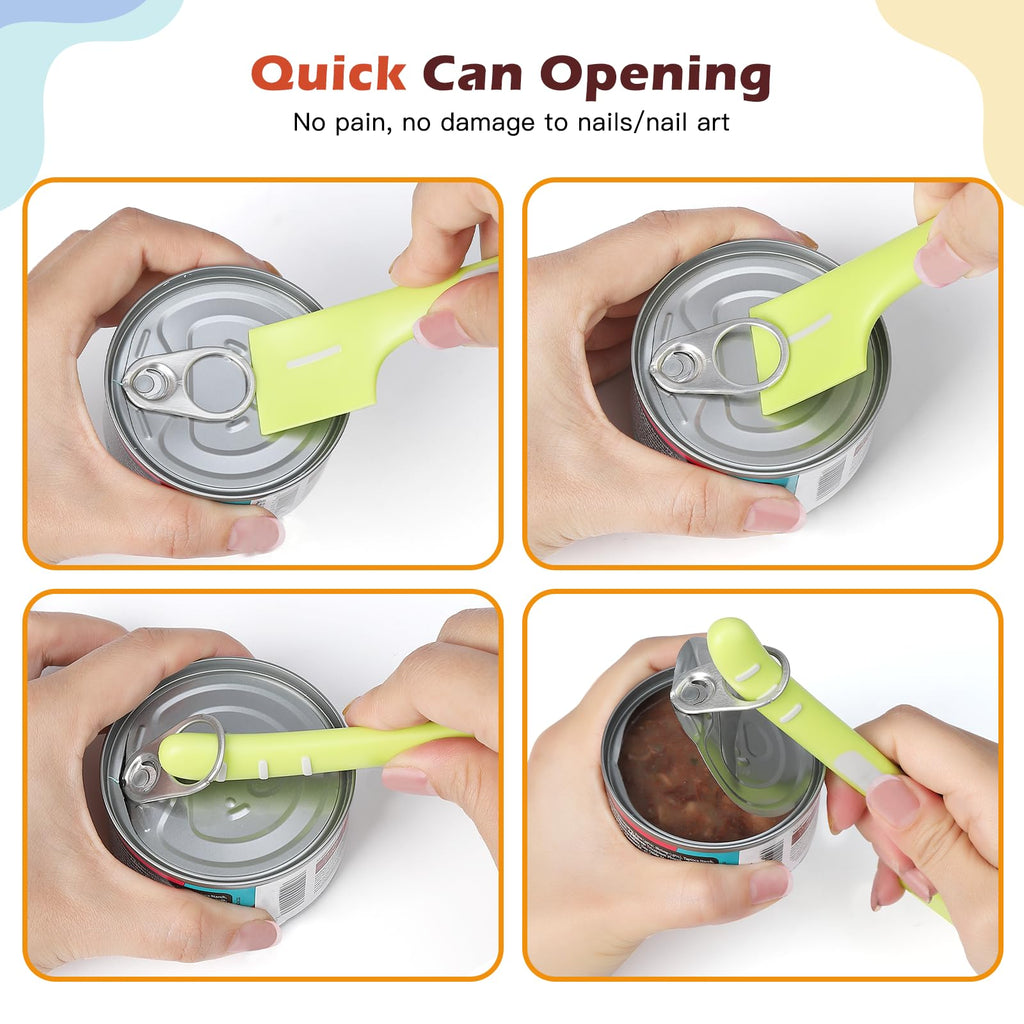 8 PACK Can Lids, Pet Food Can Cover and Food Mixing Spoons Food Canned Scoop, Fits Most Standard Size Dog and Cat Can Tops for Pet Cat Dog Feeding Can and Wet Food Storage