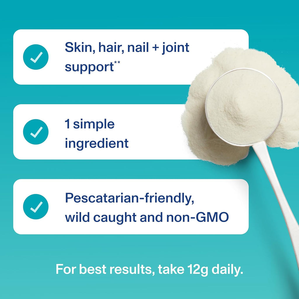 Buy now Vital Proteins Marine Collagen Peptides Powder Supplement for Skin Hair Nail Joint - Hydrolyzed Collagen - 12g per Serving - 7.8 oz Canister at indiglob india