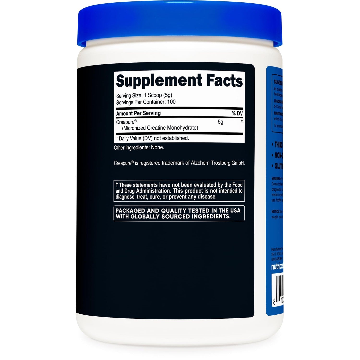 Nutricost Creapure® Creatine Monohydrate 500 Grams