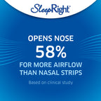 SleepRight Intra-Nasal Breathe Aids Breathing Aids for Sleep Nasal Dilator Snore Reducer - 2 Pack (4 Count)