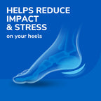 Buy now Dr. Scholl's Heel Cushions with Massaging Gel Advanced // All-Day Shock Absorption and Cushioning to Relieve Heel Discomfort at indiglob india