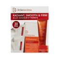Dr Dennis Gross Extra Strength Radiant, Smooth & Firm Skincare Kit | Dermatologist Developed - Full-Size Alpha Beta Peel, Travel-Size Vitamin C Lactic Dewy Deep Cream & Creamy Cleanser