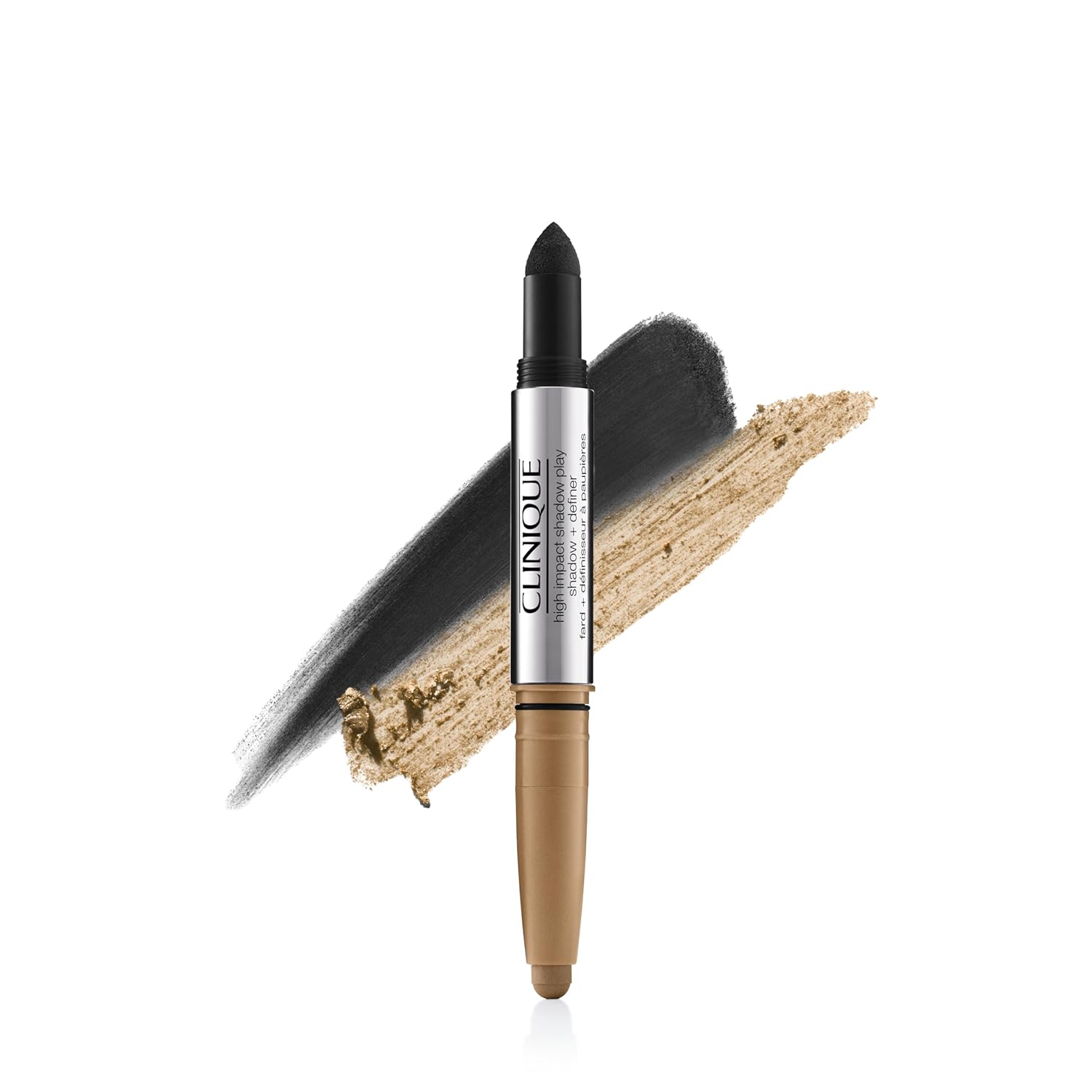 Buy now Clinique High Impact Shadow Play Shadow + Definer | Eyeliner + Eyeshadow | Crease Proof, Water Resistant + Safe For Sensitive Eyes 01 Champagne And Caviar at indiglob india