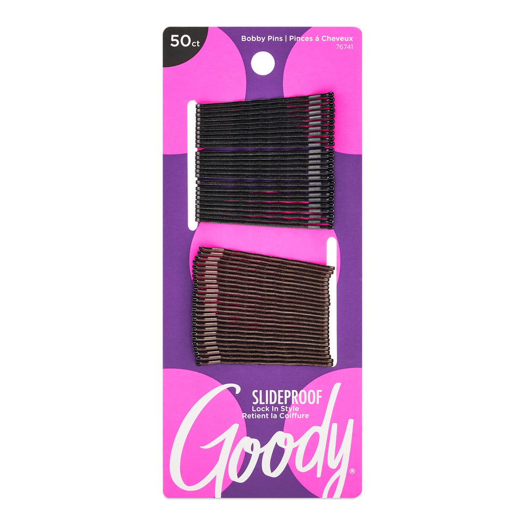 Goody Styling Essentials Bobby Pins, Black, 2 Inches, 60 Count (Pack of 1)