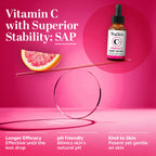 TruSkin Vitamin C Super Serum for Face, 5 Skin Benefits, 2 fl oz | Vitamin C, Retinol, Niacinamide, Hyaluronic Acid and Squalane to brighten, firm, smooth, hydrate, and refine skin