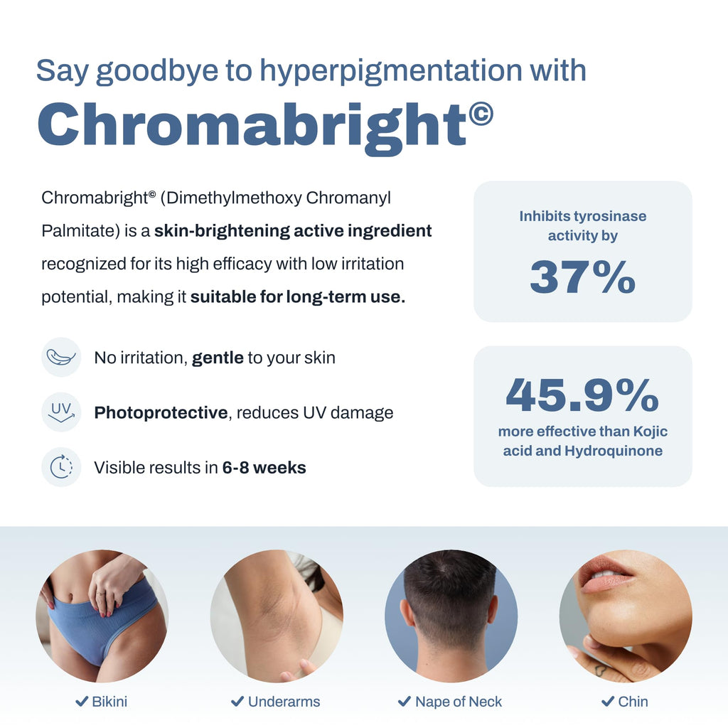 PFB Vanish Chromabright Ingrown Hair Treatment (3.28 oz) – After Shave Soothing Solution Ingrown Hair & Razor Bump Stopper, Relieves & Softens Skin, Dark Spots Remover for Face, Body & Intimate Areas