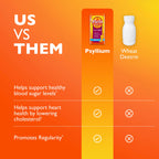 Metamucil 4-in-1 Psyllium Husk GLP-1 Friendly Fiber Supplement, Sugar-Free, 180 teaspoons, Orange Flavored, Daily Fiber Powder for Digestive Health, made with Plant-Based Psyllium Husk Fiber