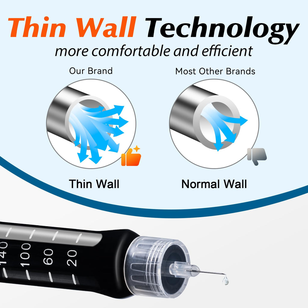 Pen Tips 31g x 5mm, Universal Fit, 100/bx, Comfortable