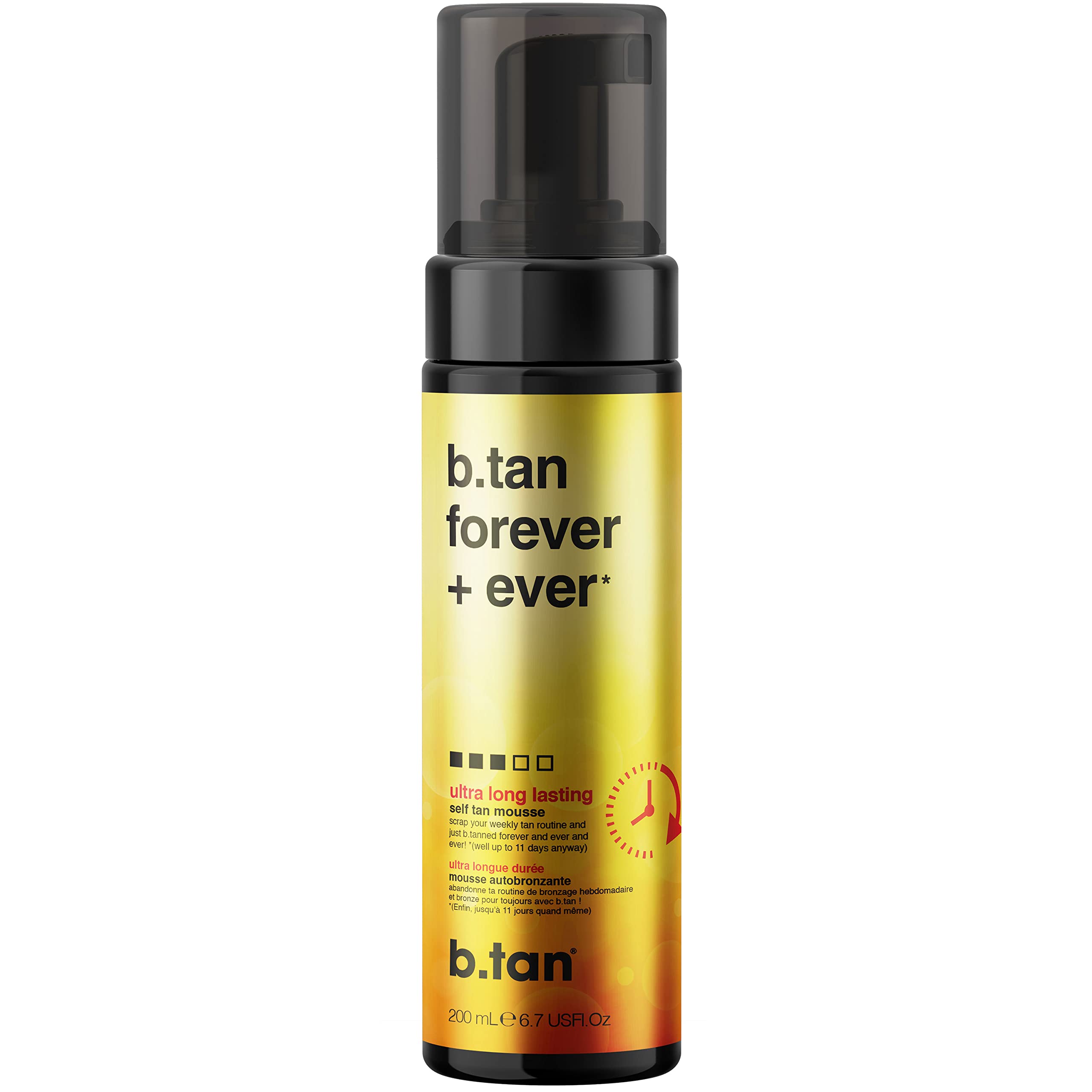 Buy now b.tan Dark Self Tanner Mousse | Get Tanned - Best, 1 Hour Express Sunless Tanning Foam, No Fake Tan Smell, Ultra Dark Bronzing Glow, Face & Body, Vegan, Cruelty Free, 6.7 Fl Oz at indiglob india