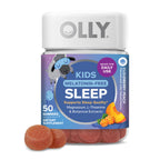 OLLY Kids Melatonin Free Sleep, Magnesium & L-Theanine, Peach - 50 Count