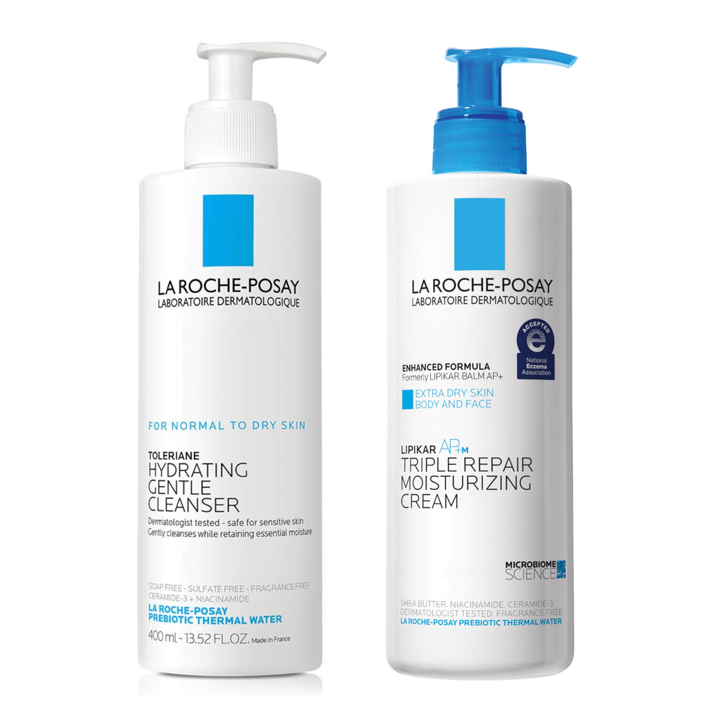 La Roche-Posay Lipikar AP+MAX Triple Repair Moisturizing Body Cream | Face & Body Lotion for Dry Skin with Shea Butter & Niacinamide | Gentle Moisturizer for Very Dry, Rough & Sensitive Skin