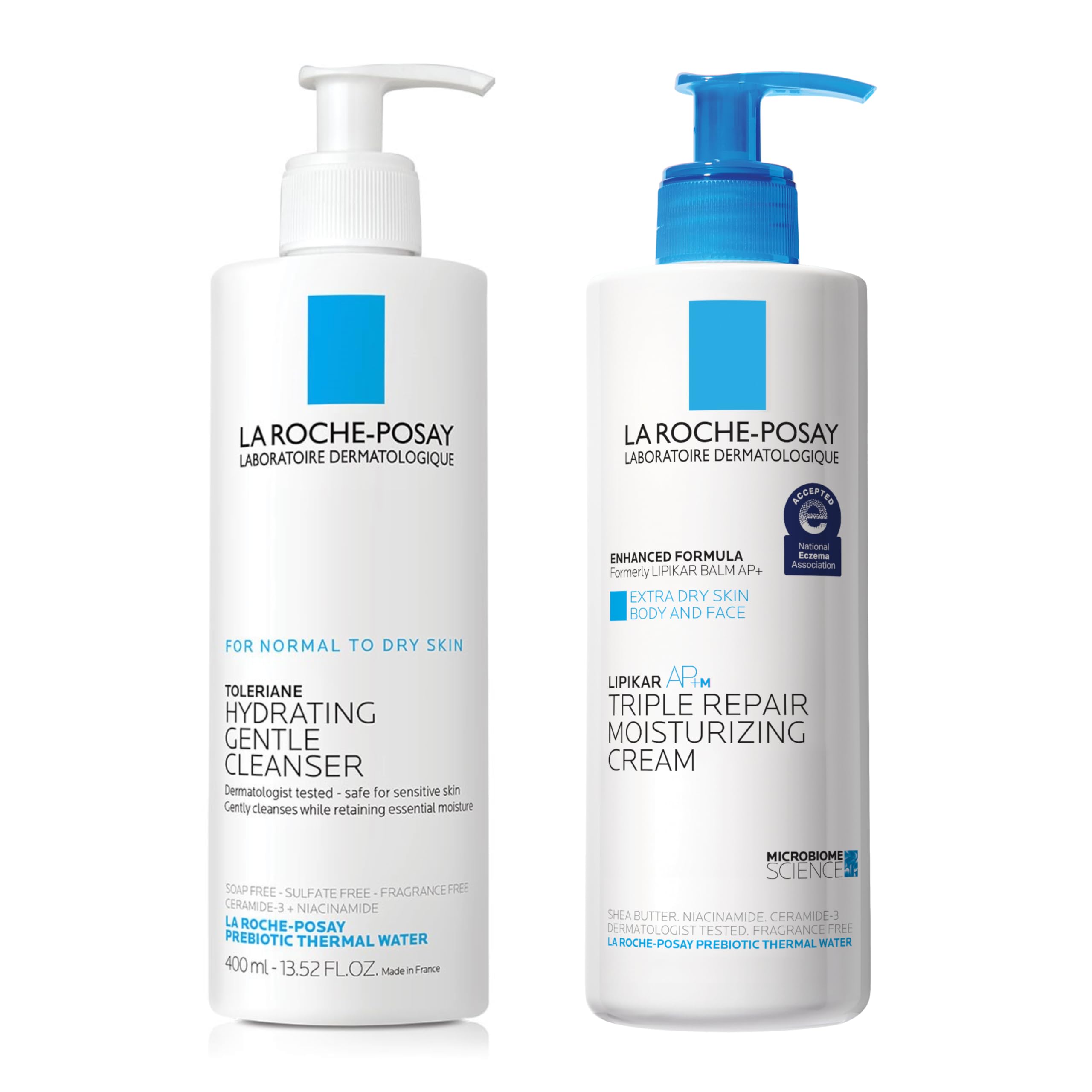 La Roche-Posay Lipikar AP+MAX Triple Repair Moisturizing Body Cream | Face & Body Lotion for Dry Skin with Shea Butter & Niacinamide | Gentle Moisturizer for Very Dry, Rough & Sensitive Skin