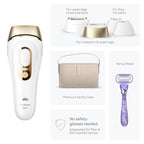 Braun IPL, Silk·Expert Pro 5, IPL Hair Removal for Women and Men, Permanent Laser Hair Reduction At-Home, 4 Heads, IPL5347