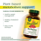 MegaFood Berberine Phytosome, Metabolism & Cholesterol Support, 60 Capsules