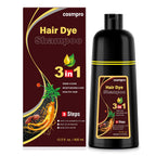 cosmpro Hair Dye Shampoo Coffee Hair Color for Gray Coverage for Women Men | Quick Hair Dying at Home
