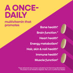 Nature's Way Alive! Women's 50 Plus Ultra Potency Multivitamin, 150 ct | Complete and High Potency Formula with Vitamin D3, C, E, and Methylated B12; Supports Heart, Brain, and Bone Health*.