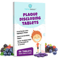 Buy now Plaque Disclosing Tablets for Teeth, 96 Count, Dental Disclosing Tablets for Kids or Adults, Shows Plaque, Helps Teach Kids Teeth-Brushing Habits for Clean Smile, by Fresh Knight, (Pack of 1) 1 Box Purple (96 Count) at indiglob india