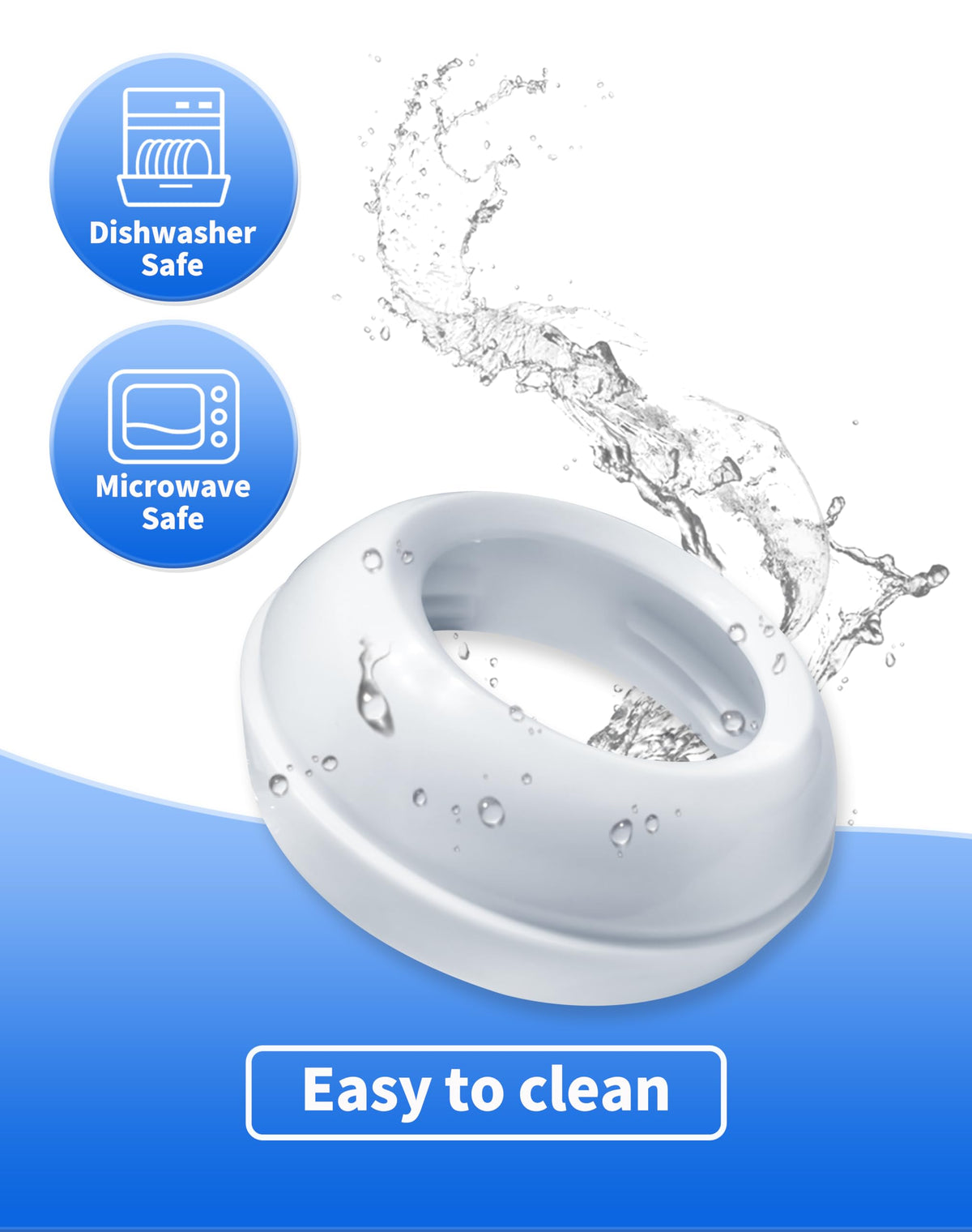 Replacement Baby Bottle Nipple Ring Collars for Philips Avent Natural & Glass Natural Baby Bottles, Not for Avent Anti-Colic Bottles, BPA Free Bottle Screw Rings Collar for Avent, 6 Pack