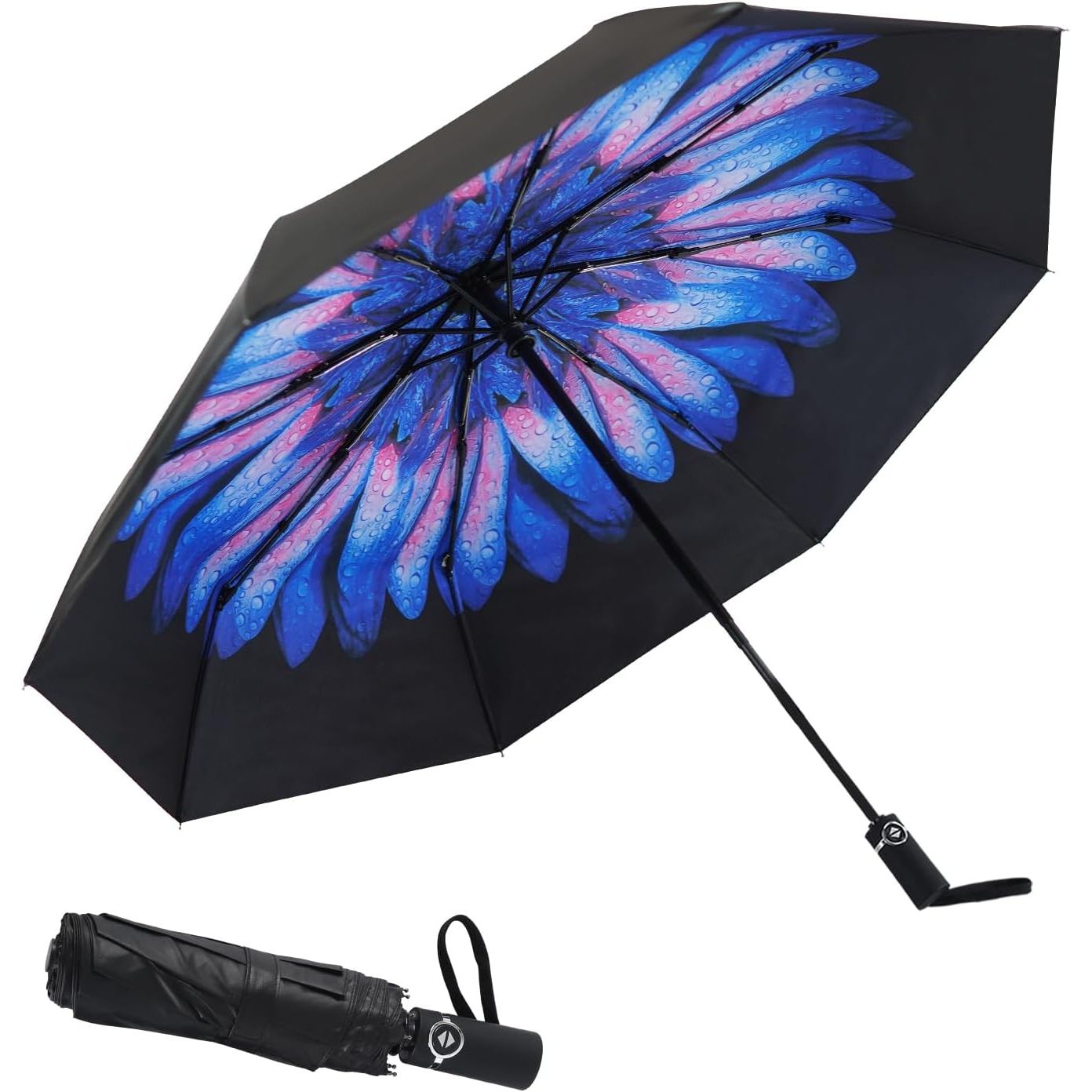 Buy now SY COMPACT Travel Umbrella Windproof Factory outlet Compact Automatic Umbrellas for Rain Compact Small UV Sun Protection Umbrella Durable Waterproof Lightweight-Fits Backpack Car Purse lucite at indiglob india