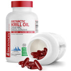 Bronson Antarctic Krill Oil 2000 mg with Omega-3s, 250 Softgels | Heavy Metal Tested, with EPA, DHA, Astaxanthin and Phospholipids, Non-GMO, Gluten Free, Soy Free
