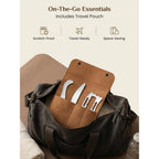 Rena Chris Muscle Scraper Tool Set, Stainless Steel Body Gua Sha for Physical Therapy, Deep Tissue Massage & Lymphatic Drainage, Travel Pouch & Guide Included (3-Piece Kit)