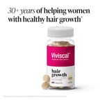 Viviscal Hair Growth Supplements for Women, 60 Tablets, 1 Month | For Thicker & Fuller Hair, Thinning Hair Support, Biotin & Marine Collagen, Drug-Free
