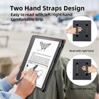 Buy now WALNEW Flip Case for 10.2-inch Kindle Scribe 2024/2022 Released, Two Hand Straps and Vertical Multi-Viewing Stand Cover with Auto Wake/Sleep for 10.2” Amazon Kindle Scribe E-Reader(Gray) at indiglob india