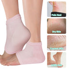 Vaincre 4 Pairs Toeless Gel Heel Socks for Women Overnight Foot Repair