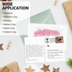 Utron 94PCS Blank Postcards for Mailing, 300 GSM Postcard Paper, 4x6 White Blank Post Cards for Make Empty Message Sheets, Mailing Lists, Index Card, Wedding Invitation Card, Thank You Card