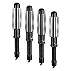 Conair Instant Heat Curling Iron Brush with 1-1/4 in Barrel, 25 Heat Settings, 30-Second Heat-Up, and Dual Voltage, Travel Ready Hair Styling Tool for Medium & Short Hair, Black, BC86N