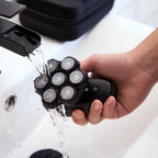 Remington Balder MAX Head Shaver for Men, 7-Head Rotary Wet & Dry Razor | Cordless Design for Flexible Use, 70-Min Runtime, rechargeable battery, wet & dry shaving, sleek black finish