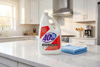 409 Multi-Surface Cleaner Antibacterial Degreaser Refill Bottle 64 oz Kills 99.9% of Germs bundled with Microfiber Cleaning Cloth
