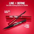 Buy now REVLON ColorStay Lash Serum + Liner, Waterproof Eyeliner, Healthier Looking Eyelashes, Smudge-Resistant Flexible Brush Tip, 001 Blackest Black at indiglob india