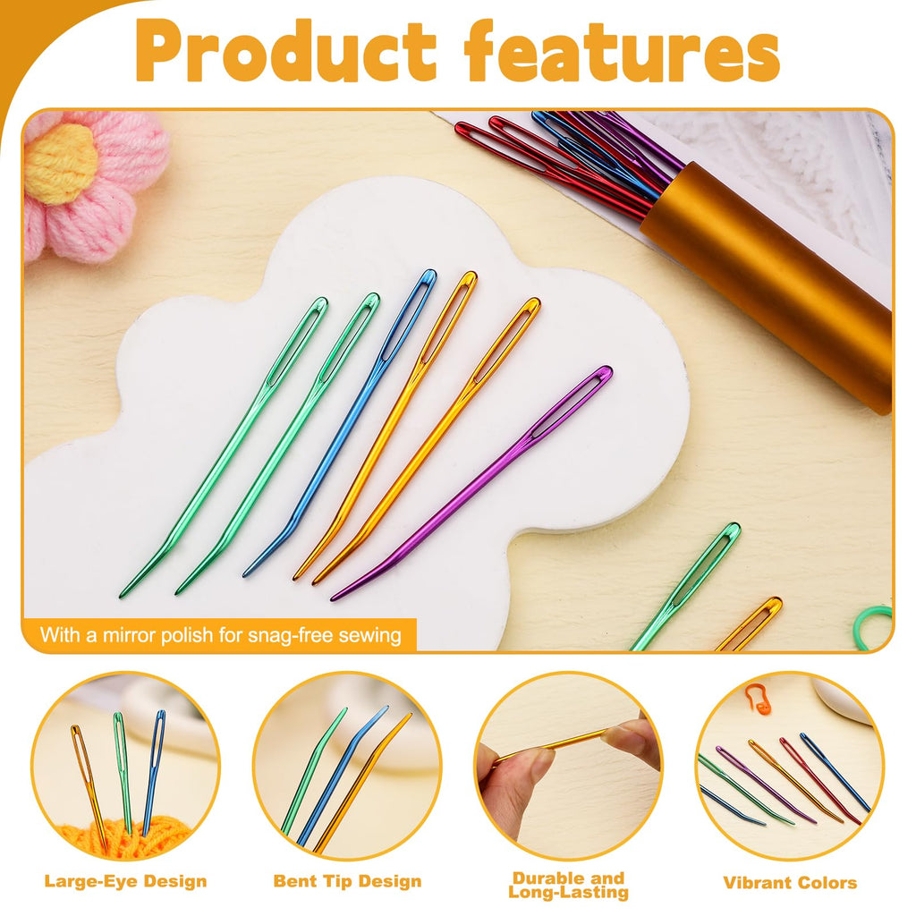 UOOU 10 Pcs Yarn Needles, Darning Needle, Tapestry Needles for Yarn