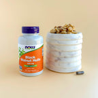 Buy now NOW Foods Supplements, Black Walnut Hulls (Juglans nigra) 500 mg, Herbal Supplement, 100 Veg Capsules at indiglob india