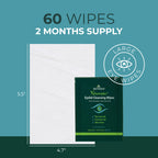 NOVEHA Demodex Eyelid & Lash Wipes | Box Of 60 Individually Wrapped Extra Strength Cleansing Eyelash Wipes - Battle Itchy & Irritated Eyes associated with Demodex Mites, Naturally Remove debris