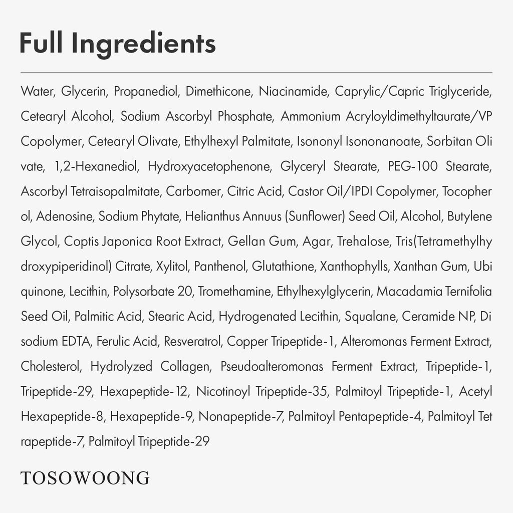 TOSOWOONG Vitamin C Brightening Cream for Even Tone & Dark Spots, Freckles