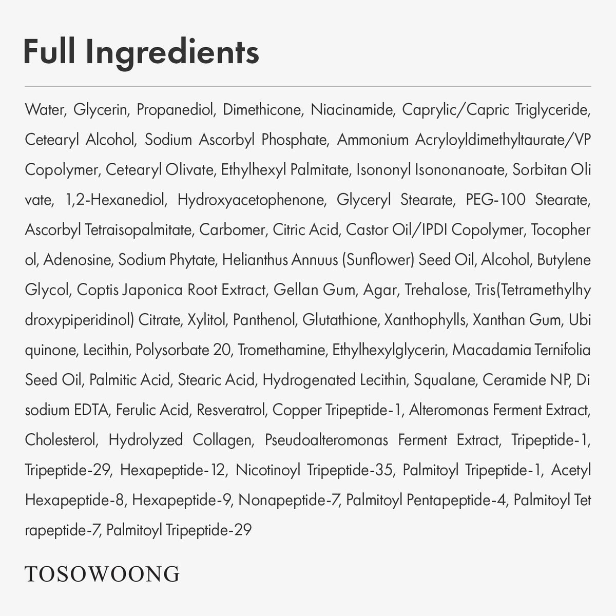 TOSOWOONG Vitamin C Brightening Cream for Even Tone & Dark Spots, Freckles