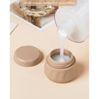 Premium imported Mrsdry travel containers feature a wide mouth design, ideal for easy filling of toiletries.