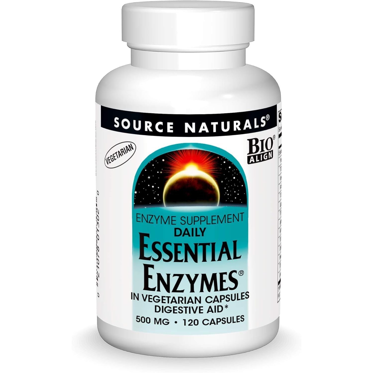 Buy now Source Naturals Essential Enzymes in Vegetarian Capsules, Digestive Aid* 500 Mg - 240 Capsules 120 Count (Pack of 1) Unflavored at indiglob india