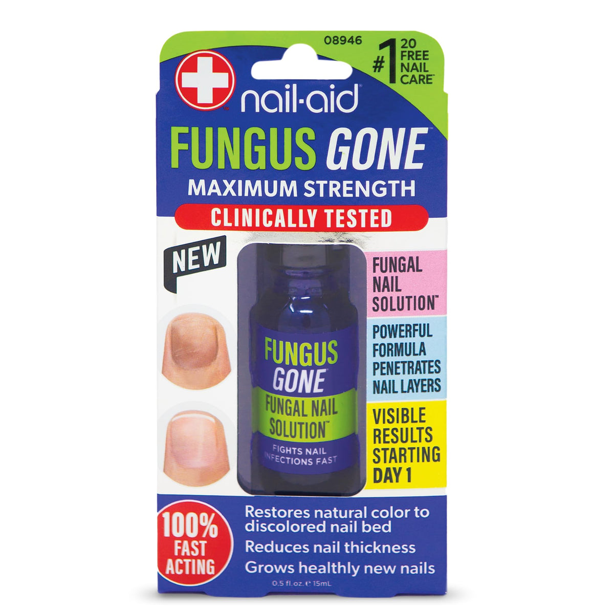 Nail-Aid Fungus Gone Maximum Strength – Nail Solution